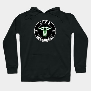 Live Deliciously Green Hoodie